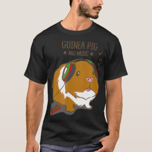 Camiseta Pinheiro-da-Guiné e Rodent Engraçado de Música 