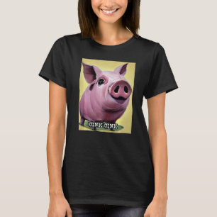 Camiseta Pinheiro-de-porco branco Oink 31