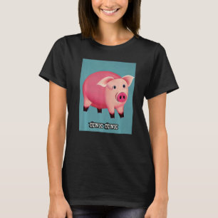 Camiseta Pinheiro-de-porco branco Oink 40