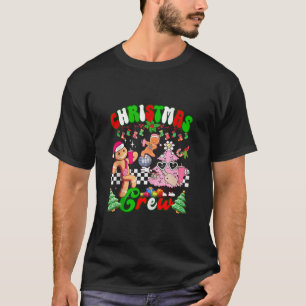 Camiseta Pinheiro do Biscoito da Tripulação de Natal