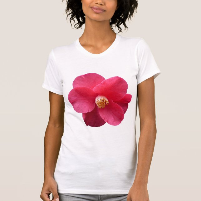 Camiseta Pink Camellia (Frente)