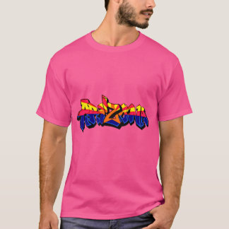 Camiseta Pink do Grafite do Sinalizador de Linha Roosevelt 