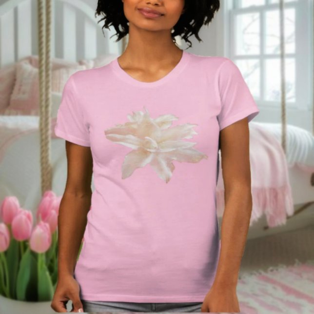 Camiseta Pink Fantasy Lily (A pretty t-shirt for Springtime and Summertime wearing!)