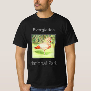Camiseta Pink Flamingo, Everglades National Park, Flórida