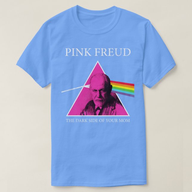 Camiseta Pink Freud Lado Escuro Da Sua Mãe (Frente do Design)