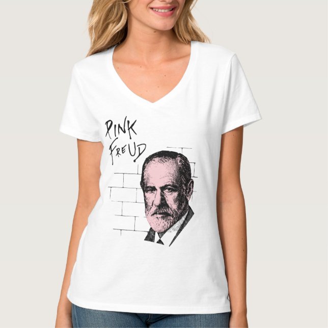 Camiseta Pink Freud Sigmund Freud (Frente)