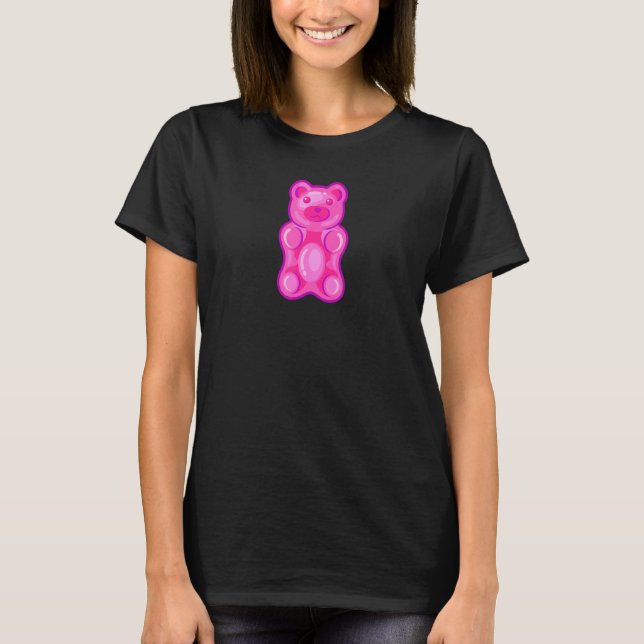 Camiseta Pink Gummy Bear Candy (Frente)