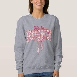 Camiseta Pink Lace Ele Ressuscitou  
