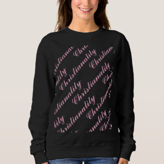 Camiseta pink logo repeat blk sweatshirt