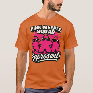 CAMISETA PINK MEEPLE SQUAD