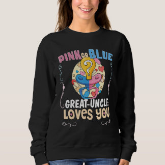 Camiseta Pink or Blue Great Uncle Loves You Best Uncle Ever