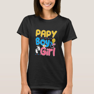 Camiseta Pink or Blue Papy Loves You Best Dad Ever Fatherho