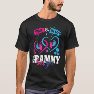 Camiseta Pink ou Blue Grammy Ama Você Bebê Revelação do Sex