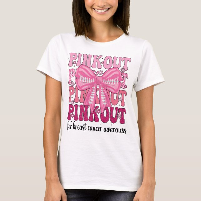 Camiseta Pink Out for Breve Cancer Senwarness Women (Frente)