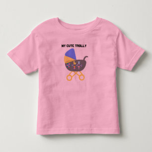  Camiseta Pink para Bebê Fofa
