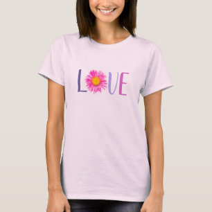 Camiseta PINK PINK ORIGINAL ADORA PALAVRA FLOR. Conceito de