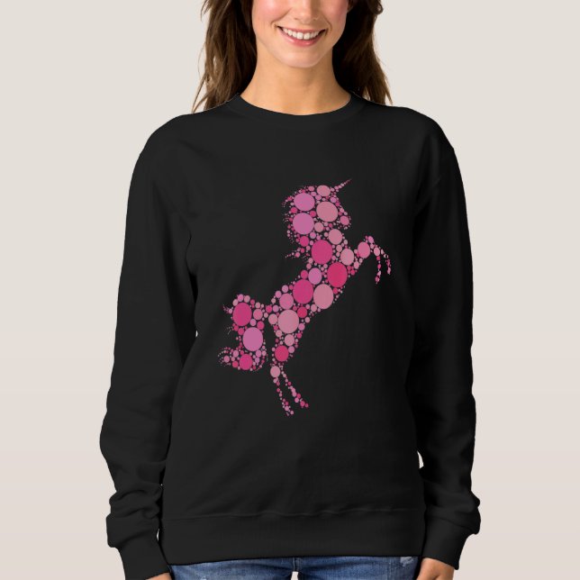Camiseta Pink Polka Dot Unicorn International Dot Day (Frente)