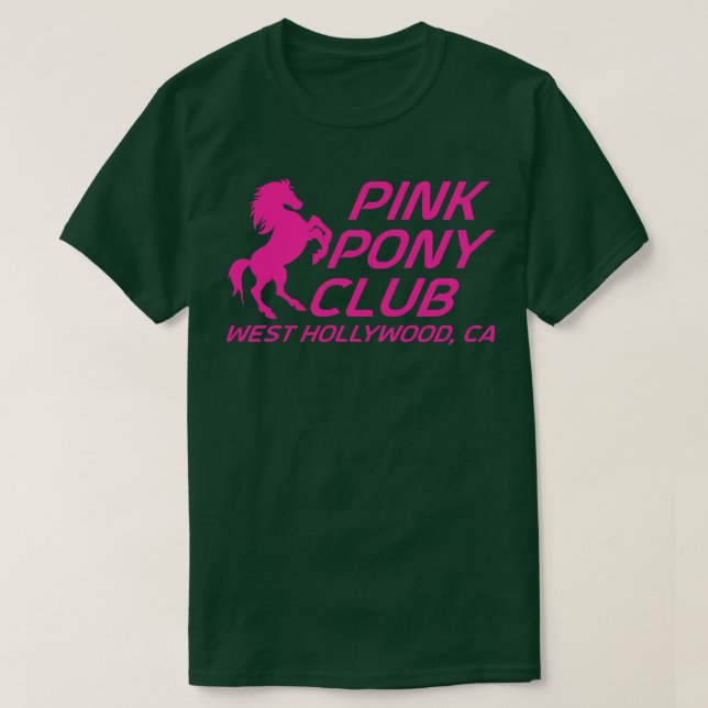 Camiseta Pink Pony Club Hat (Frente do Design)