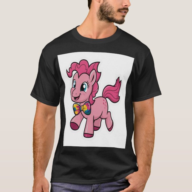 Camiseta pink pony club sticker (Frente)