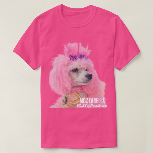 Camiseta Pink Poodle shirt, poodle shirt (Frente do Design)