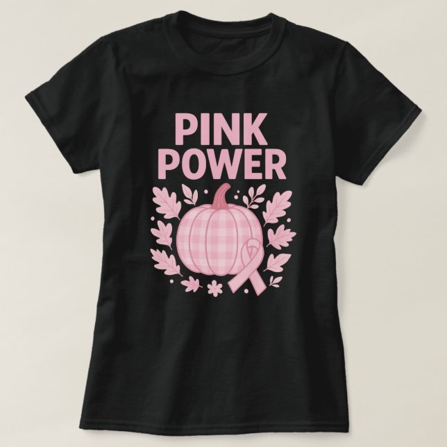 CAMISETA PINK POWER (Frente do Design)