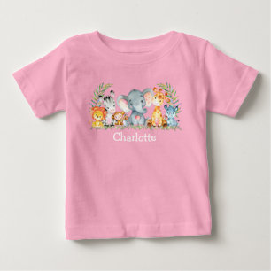 Camiseta Pink-rosa-da-selva Safari