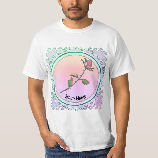 Camiseta Pink Rose  (Frente)