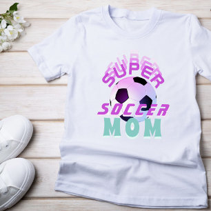Camiseta Pink Super Futebol Mãe Esportes Dia das Mães