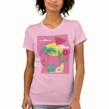 Camiseta Pink Tropical SummerFruit