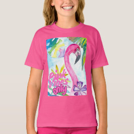 Camiseta Pink Vibes Only – Pink Flamingo