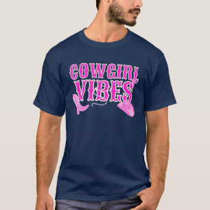Camiseta Pink Wild West Rodeo Yeehaw Country Cowgir
