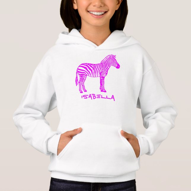 Camiseta Pink Zebra Kids  (Frente)