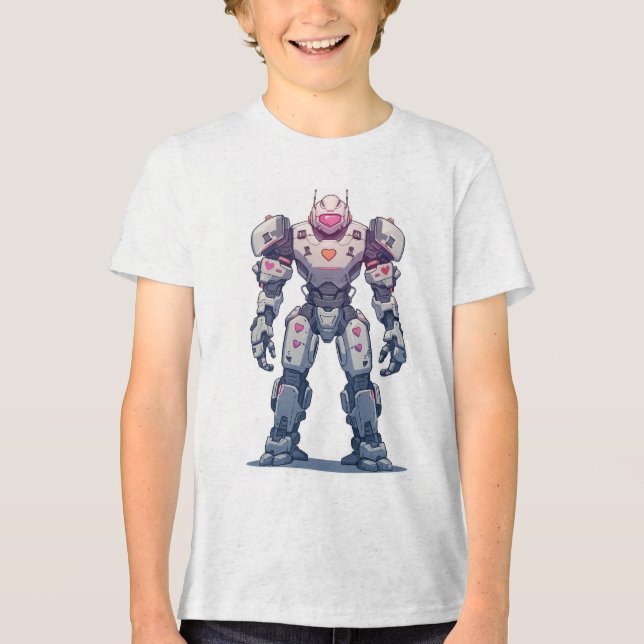 Camiseta PinkBeat: Mech com amor (Frente)