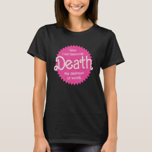 Camiseta Pinkheimer - Agora Estou Me Tornando Morte O Destr