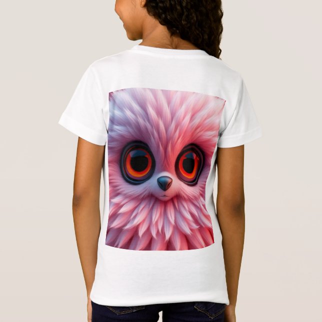 Camiseta Pinkish-Cute-fur (Verso)