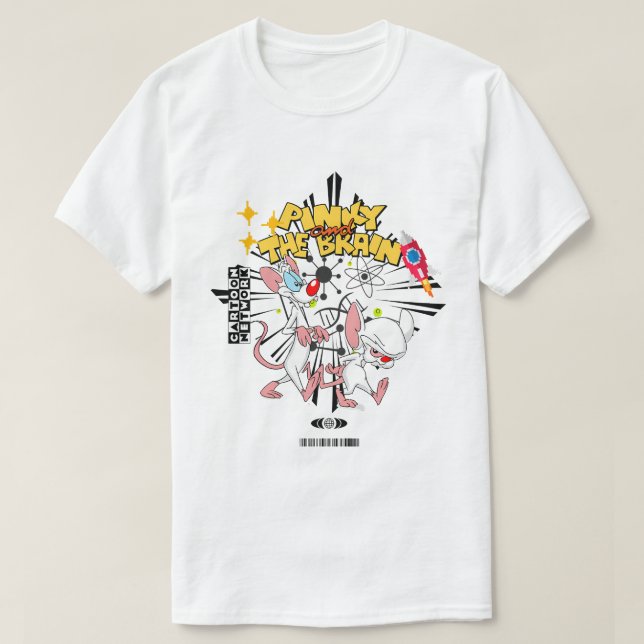 Camiseta Pinky and the Brain – Classic Cartoon Network Art (Frente do Design)