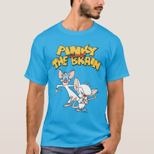 Camiseta Pinky e o Cérebro Mostrar logotipo