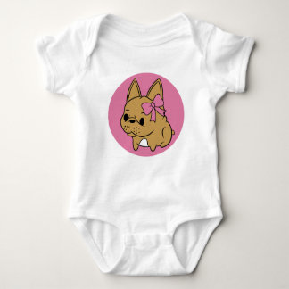 Camiseta Pinky Rockette Creeper para meninas (Fawn)