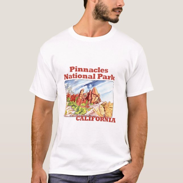 Camiseta Pinnacle National Park, Califórnia (Frente)