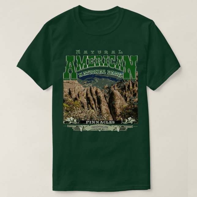 Camiseta Pinnacle National Park California (Frente do Design)
