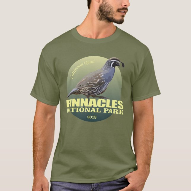 Camiseta Pinnacle NP (California Quail) WT (Frente)
