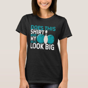 Camiseta Pino de Bola de Boliche Jogador Strike Equipe Pist
