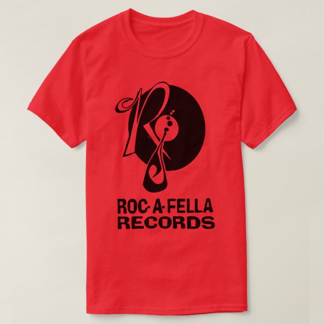 Camiseta Pino de Registros RocAFella (Frente do Design)