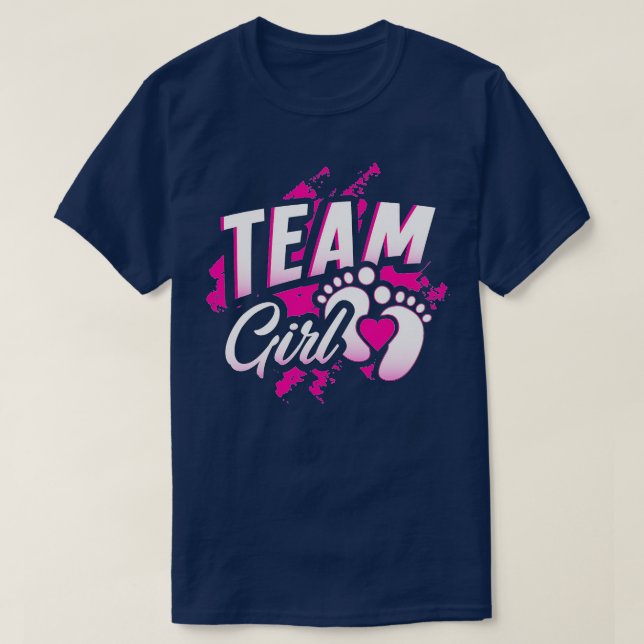 Camiseta Pino do Presente do Chá de fraldas da Equipe de Re (Frente do Design)