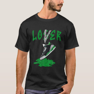 Camiseta Pino Verde 3S Teto Para Corresponder Calçados Do L