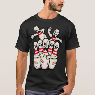 Camiseta Pinós de Boliche de Desenho Animado Engraçado Rost