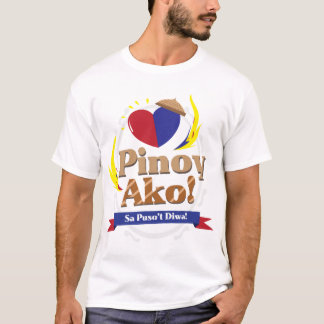 Camiseta Pinoy Ako! Sa Puso't Diwa (Sou FIlipino de cor)
