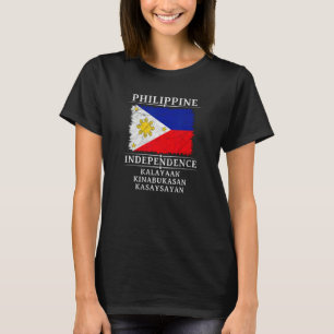 Camiseta Pinoy Filipino Dia da Independência Filipina Sl