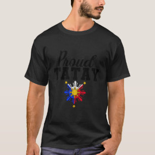 Camiseta Pinoy Filipino Filipino Orgulhoso Tatay - Letra Ne