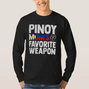 Camiseta Pinoy Mães Arma Favorita Filipino Sinalizador Pina